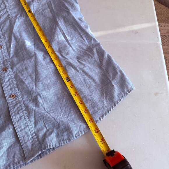 Kuhl Karib Blue Short Sleeve Performance Lightweight Button Shirt 7259 Mens XL - Picture 9 of 9